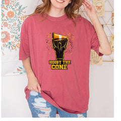 Hoist The Cone Pittsburgh Pride Vintage Soft Unisex T-shirt 