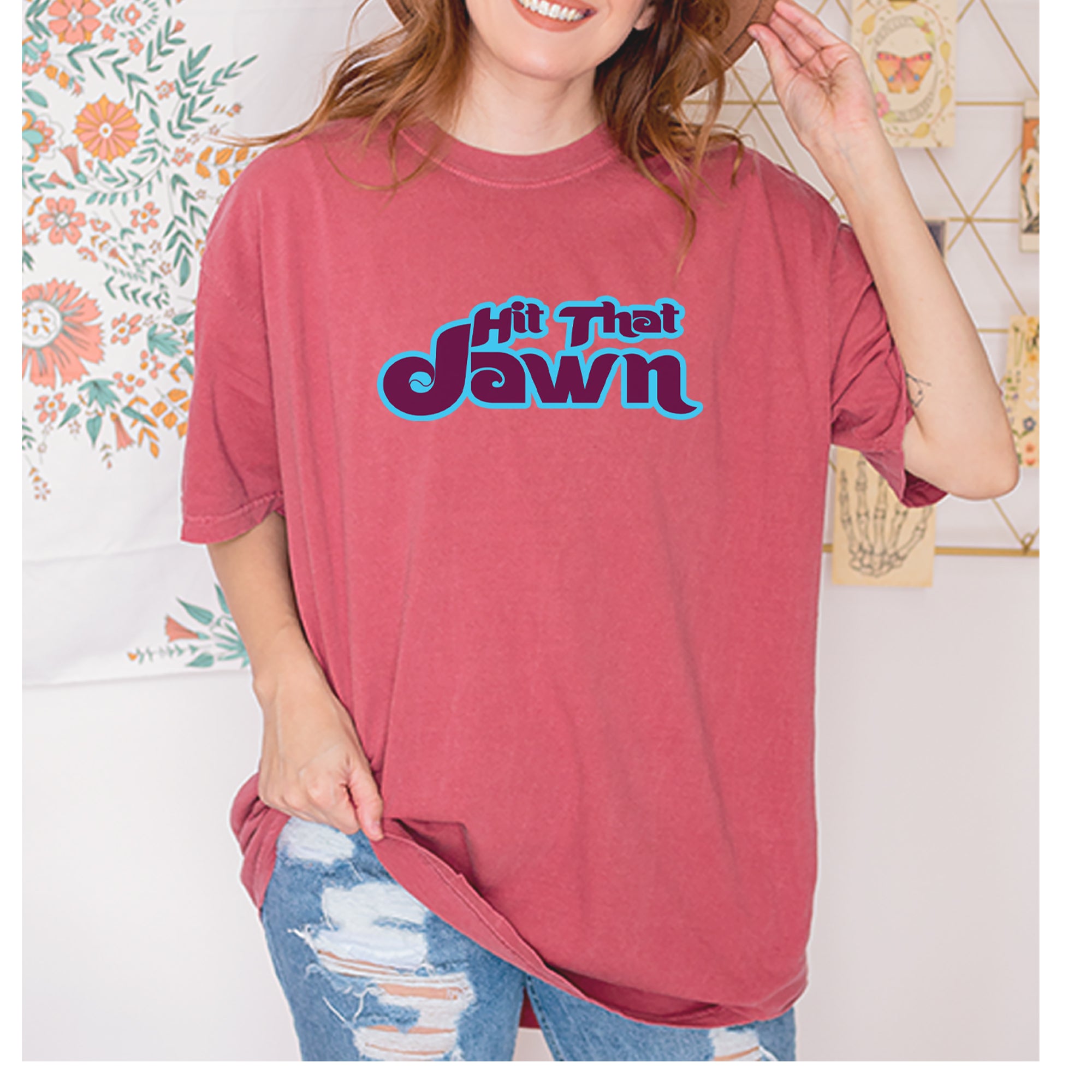 Hit That Jawn Philly Baseball Vintage Soft Unisex T-shirt 
