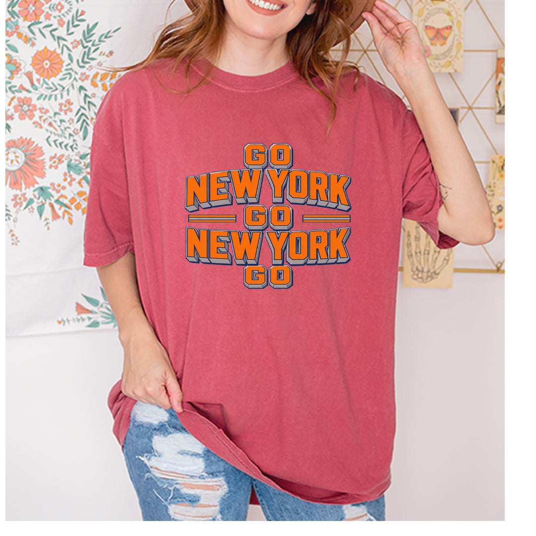 Go New York Go Basketball Vintage Soft Unisex T-shirt 