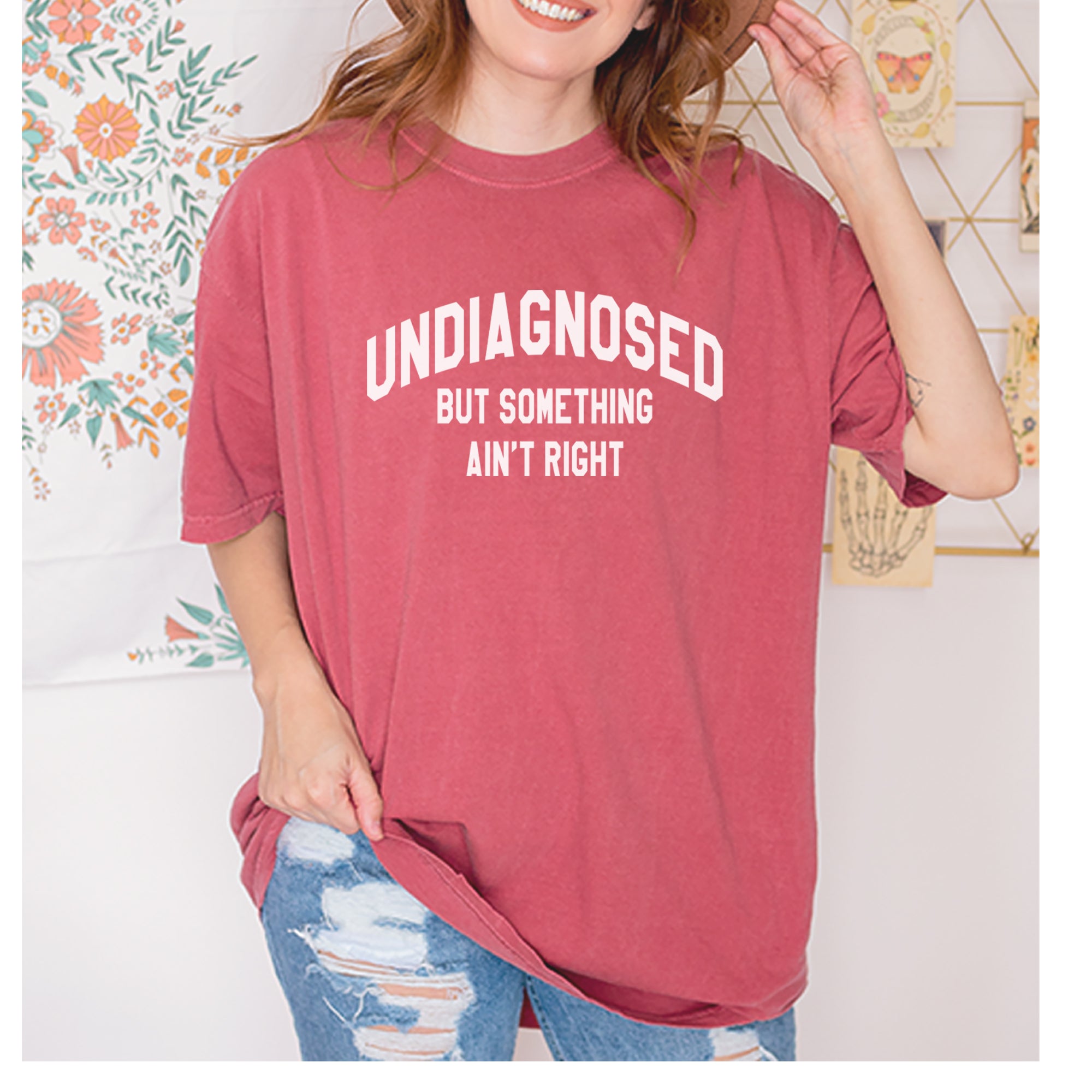 Undiagnosed But Something Ain't Right Vintage Soft Unisex T-shirt 