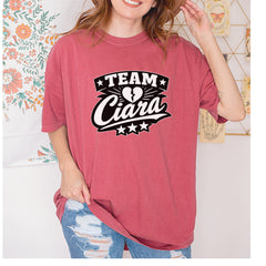 Team Ciara Scamanda Broken Heart Vintage Soft Unisex T-shirt 