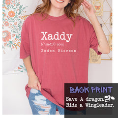 Xaddy Save A Dragon Ride A Wingleader Vintage Soft Unisex T-shirt 