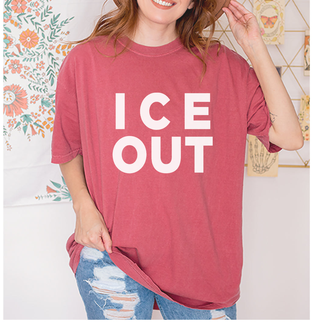 Ice Out Protest Vintage Soft Unisex T-shirt 