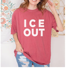 Ice Out Protest Vintage Soft Unisex T-shirt 