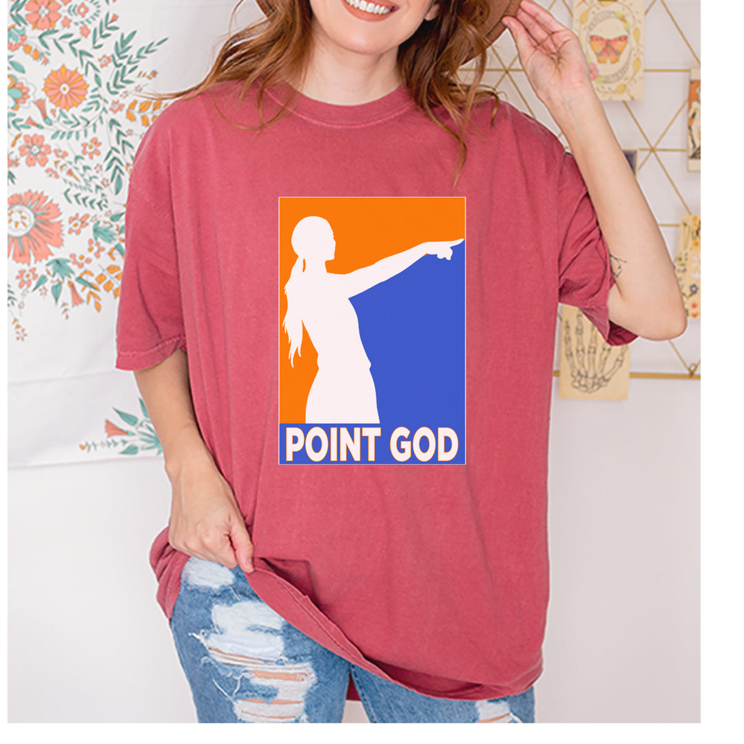 Point God Cunningham Basketball Pointing Meme  Vintage Soft Unisex T-shirt 
