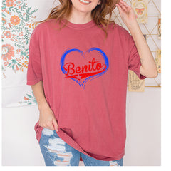 Benito Heart Puerto Rico Vintage Soft Unisex T-shirt 