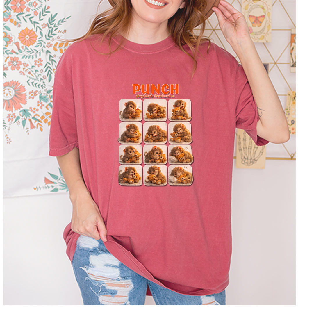 Punch Play Hard Love Harder Vintage Soft Unisex T-shirt 