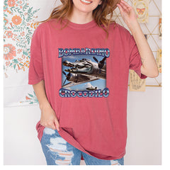 Bombardino Crocodilo Brainrot Vintage Soft Unisex T-shirt 