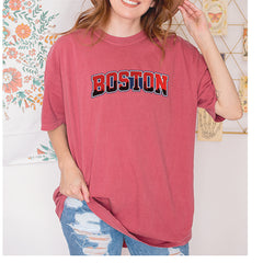 Boston City Pride Skyline Vintage Soft Unisex T-shirt 