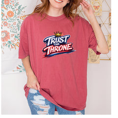 Trust The Throne Crown Philly Hoops Vintage Soft Unisex T-shirt 
