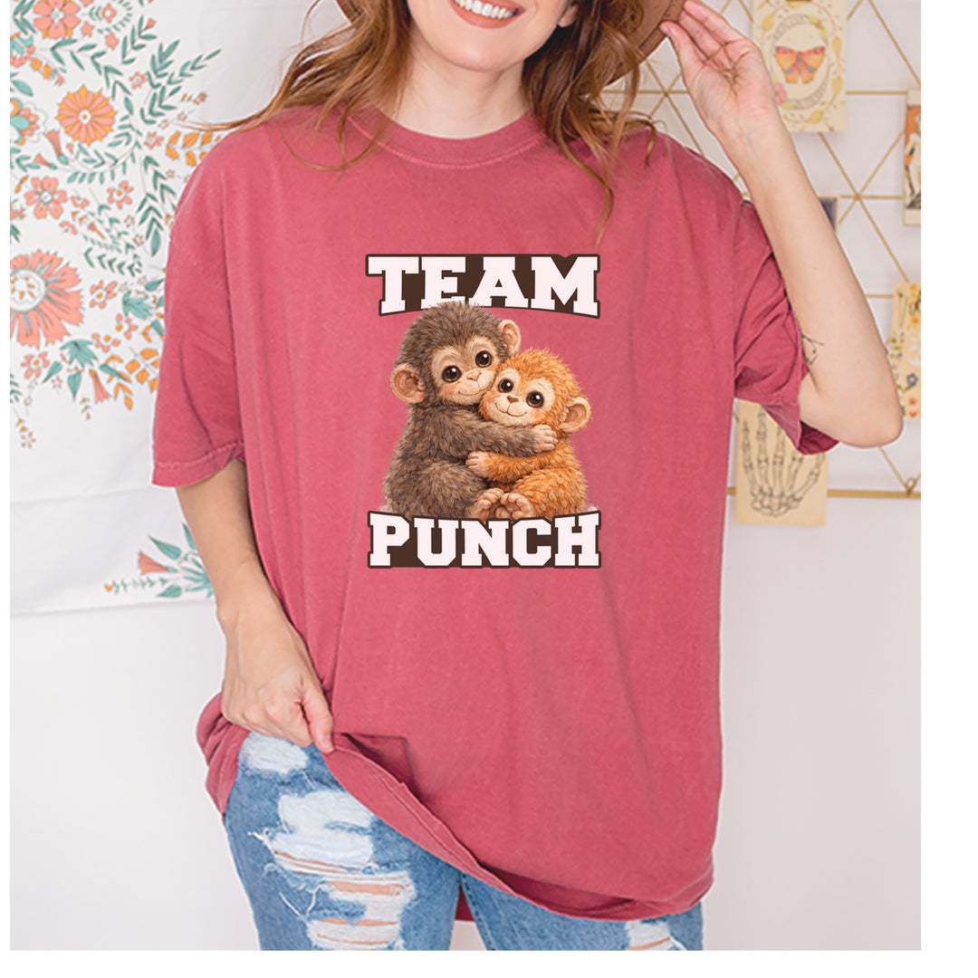 Team Punch Panchi-kun Monkey Vintage Soft Unisex T-shirt 