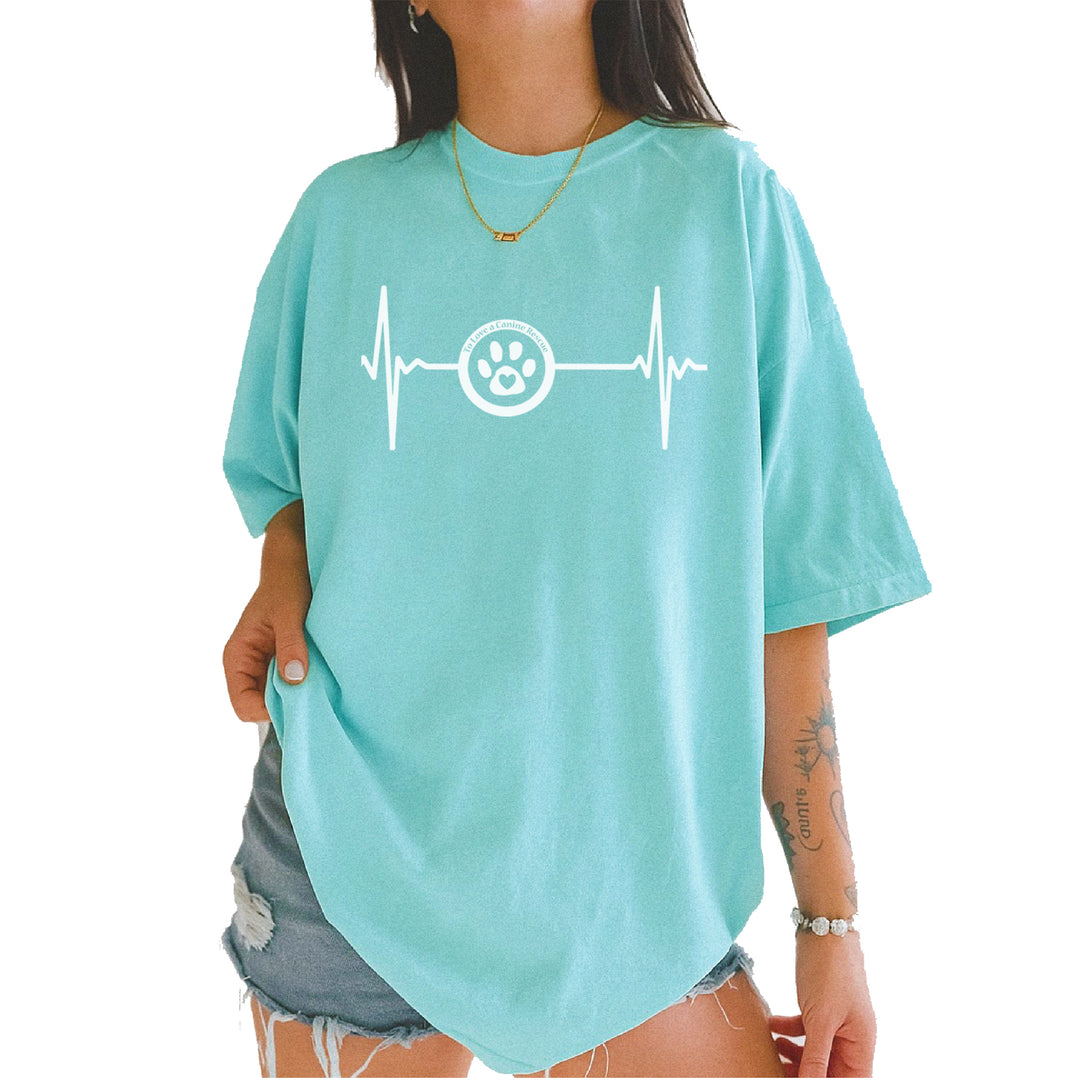 TLC Rescue Heartbeat Vintage Soft Unisex T-shirt Chalky Mint