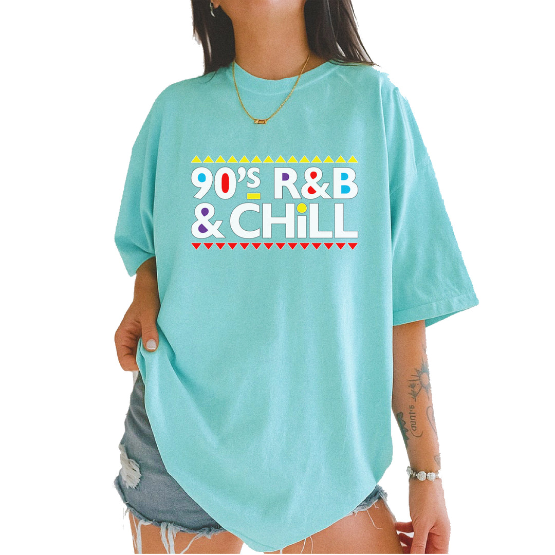 90s R&B and Chill Retro Throwback Vintage Soft Unisex T-shirt Chalky Mint