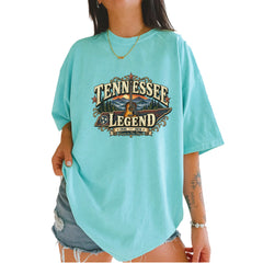 Tennessee Legend Country Music Dolly Vintage Soft Unisex T-shirt Chalky Mint