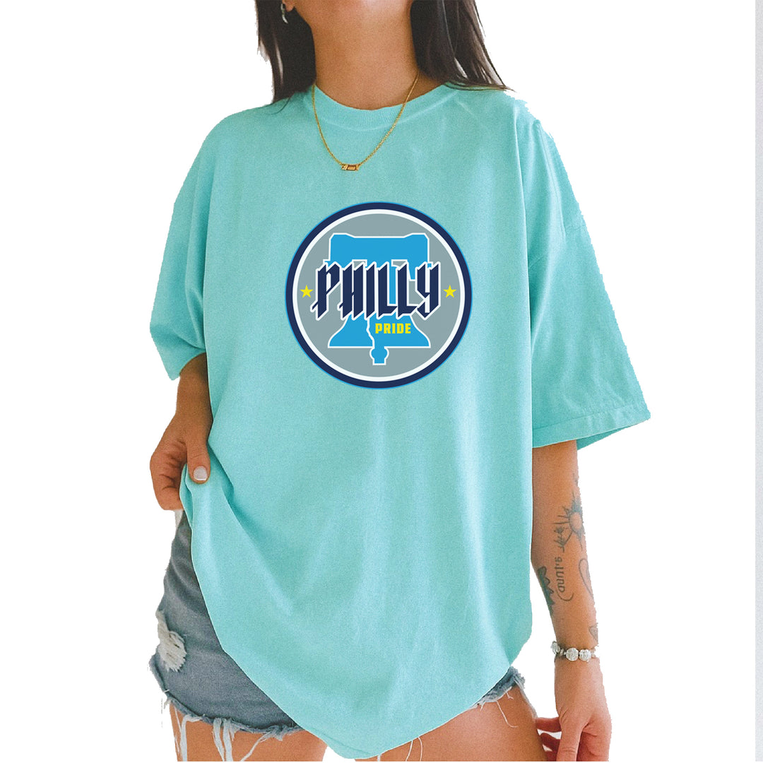 Philly Pride Liberty Bell Vintage Soft Unisex T-shirt Chalky Mint