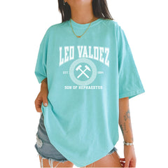 Leo Valdez Son of Hephaestus Forge Master Vintage Soft Unisex T-shirt Chalky Mint