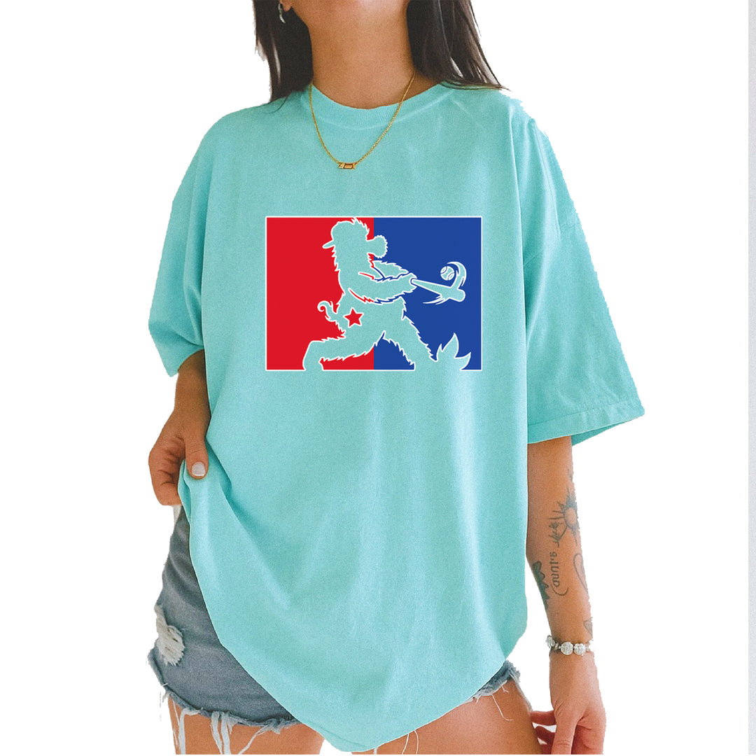Batter Up Philly Baseball Phan Vintage Soft Unisex T-shirt Chalky Mint