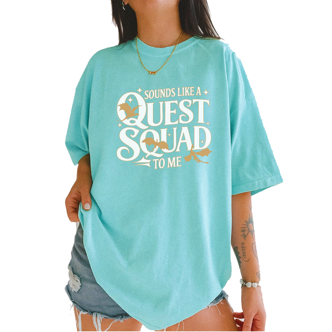 Sounds Like A Quest Squad To Me Empyrean Vintage Soft Unisex T-shirt Chalky Mint