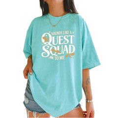 Sounds Like A Quest Squad To Me Empyrean Vintage Soft Unisex T-shirt Chalky Mint