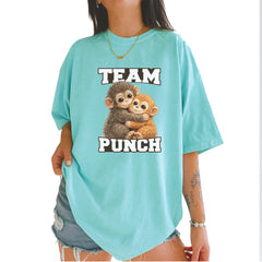 Team Punch Panchi-kun Monkey Vintage Soft Unisex T-shirt Chalky Mint