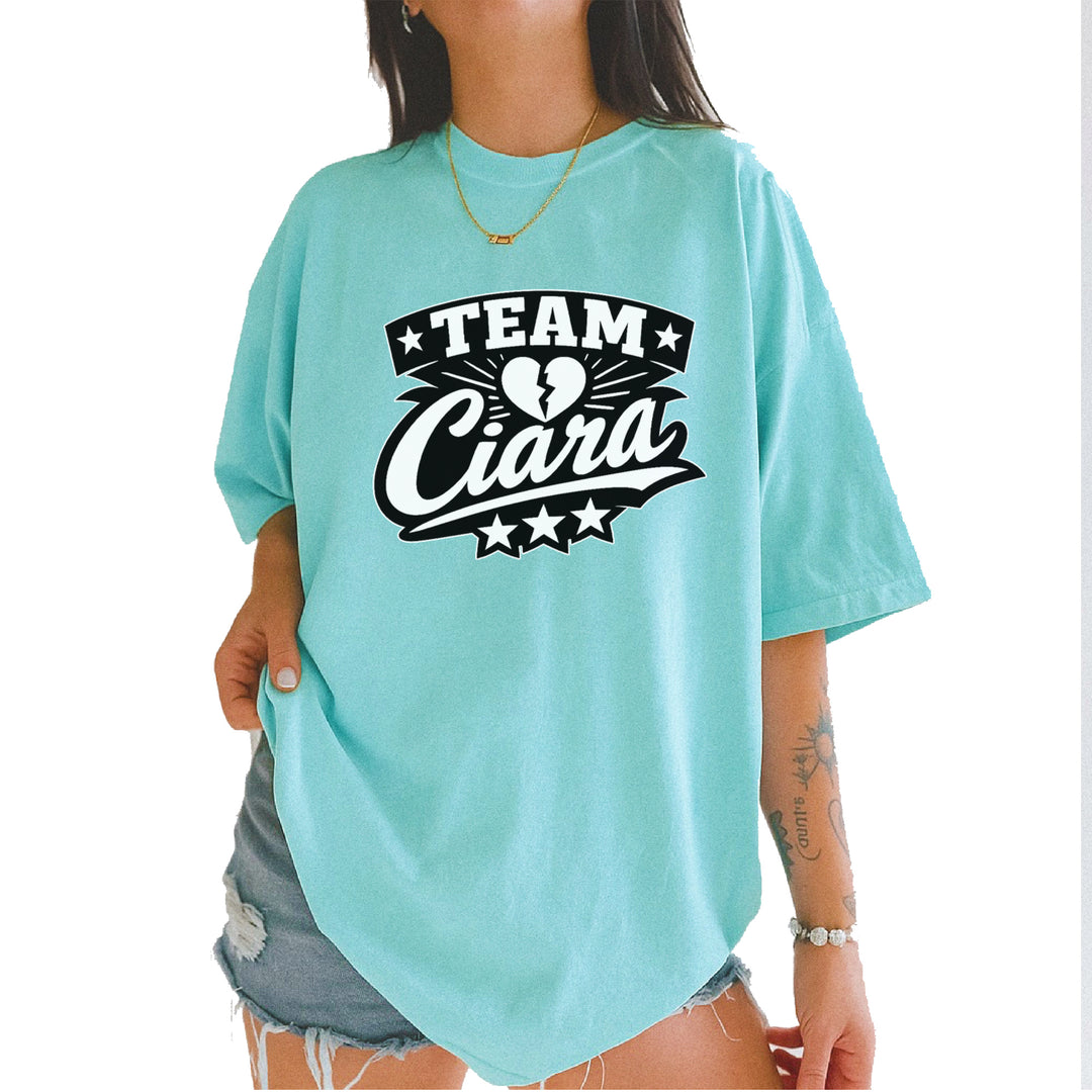 Team Ciara Scamanda Broken Heart Vintage Soft Unisex T-shirt Chalky Mint