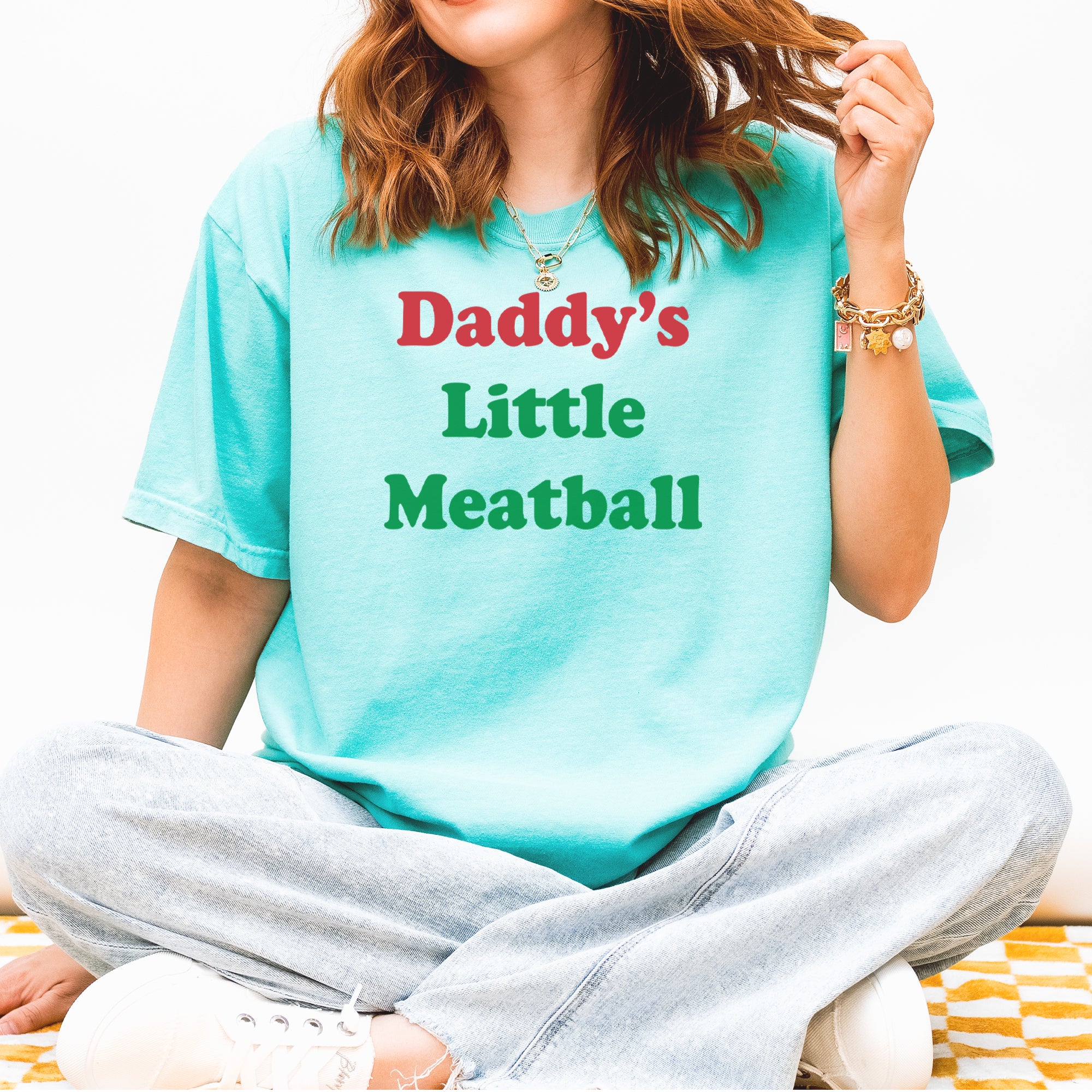 Daddy's Little Meatball Love Island Vintage Soft Unisex T-shirt 