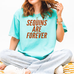 Sequins Are Forever Retro Glam Vintage Soft Unisex T-shirt 