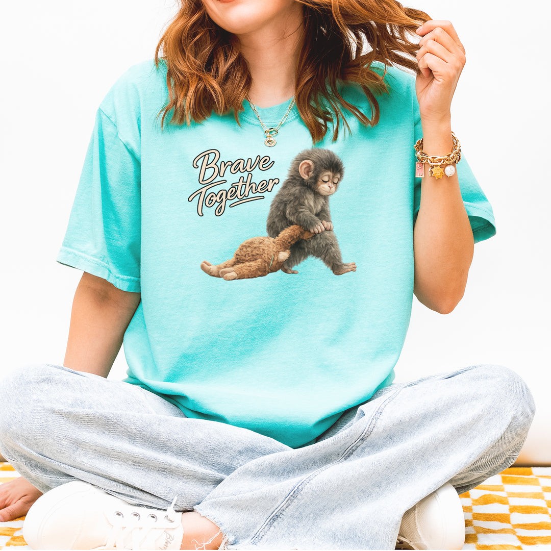 Punch Brave Together Stuffed Animal Vintage Soft Unisex T-shirt 