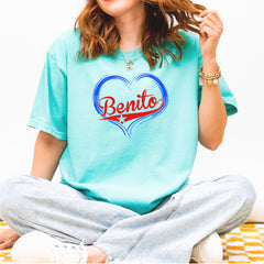 Benito Heart Puerto Rico Vintage Soft Unisex T-shirt 