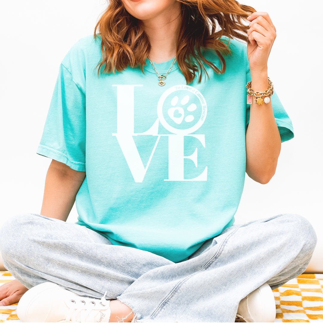 TLC LOVE Dog Rescue Vintage Soft Unisex T-shirt 