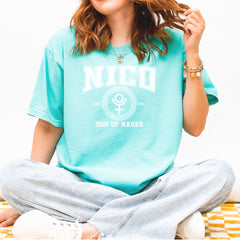 Nico Son of Hades Underworld Crest Vintage Soft Unisex T-shirt 