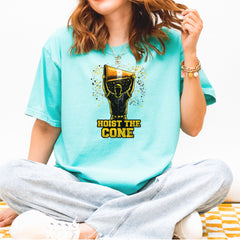 Hoist The Cone Pittsburgh Pride Vintage Soft Unisex T-shirt 