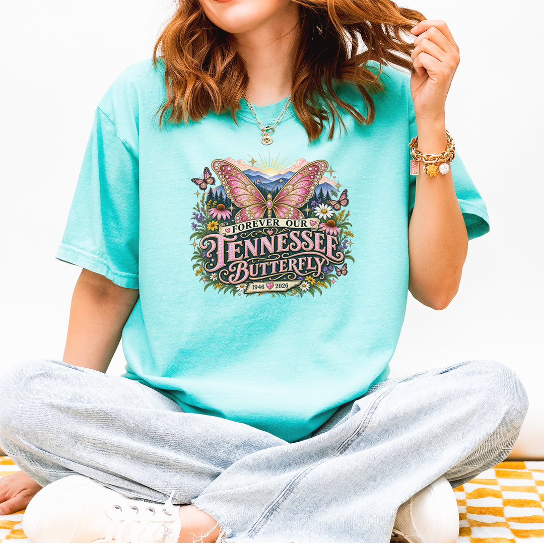 Forever Our Tennessee Butterfly Dolly Vintage Soft Unisex T-shirt 