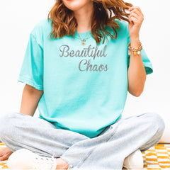 Beautiful Chaos Glitter Music Festival Vintage Soft Unisex T-shirt 