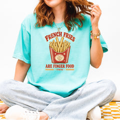 French Fries Are Finger Food IYKYK Vintage Soft Unisex T-shirt 