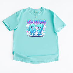 67 Six Seven Meme Kawaii Cloud Vintage Soft Unisex T-shirt 