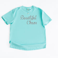 Beautiful Chaos Glitter Music Festival Vintage Soft Unisex T-shirt 