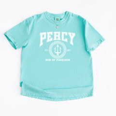 Percy Son Of Poseidon Sea God Vintage Soft Unisex T-shirt 