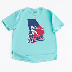 Atlanta Georgia Batter Up Vintage Soft Unisex T-shirt 