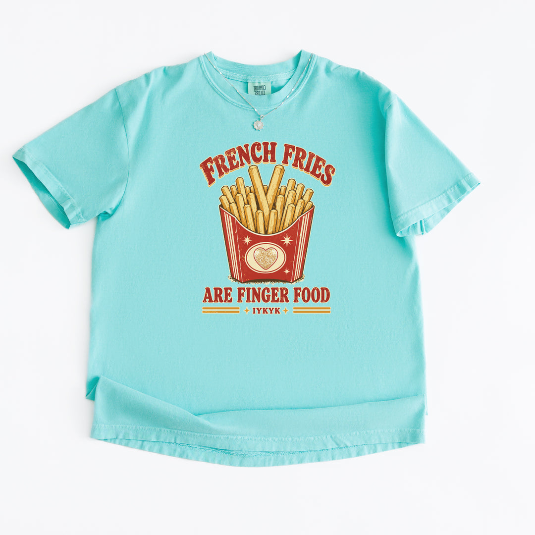 French Fries Are Finger Food IYKYK Vintage Soft Unisex T-shirt 