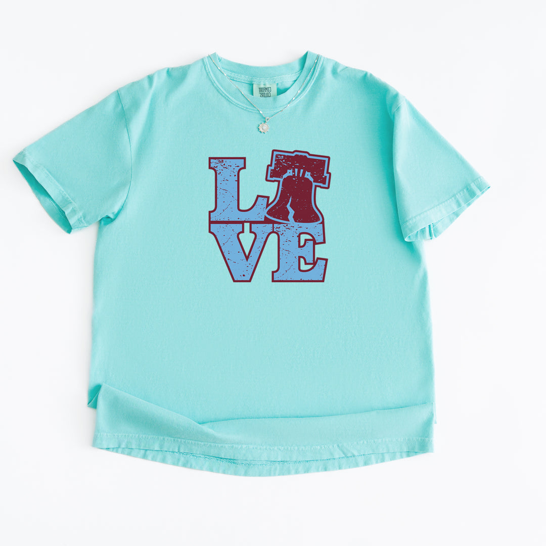 Love Philly Liberty Bell Vintage Soft Unisex T-shirt 