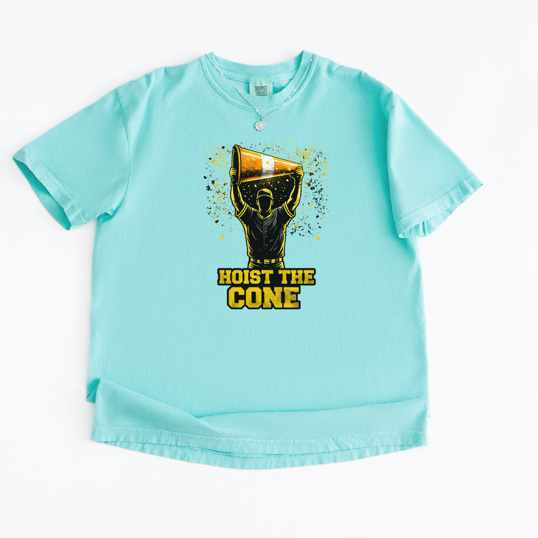 Hoist The Cone Pittsburgh Pride Vintage Soft Unisex T-shirt 