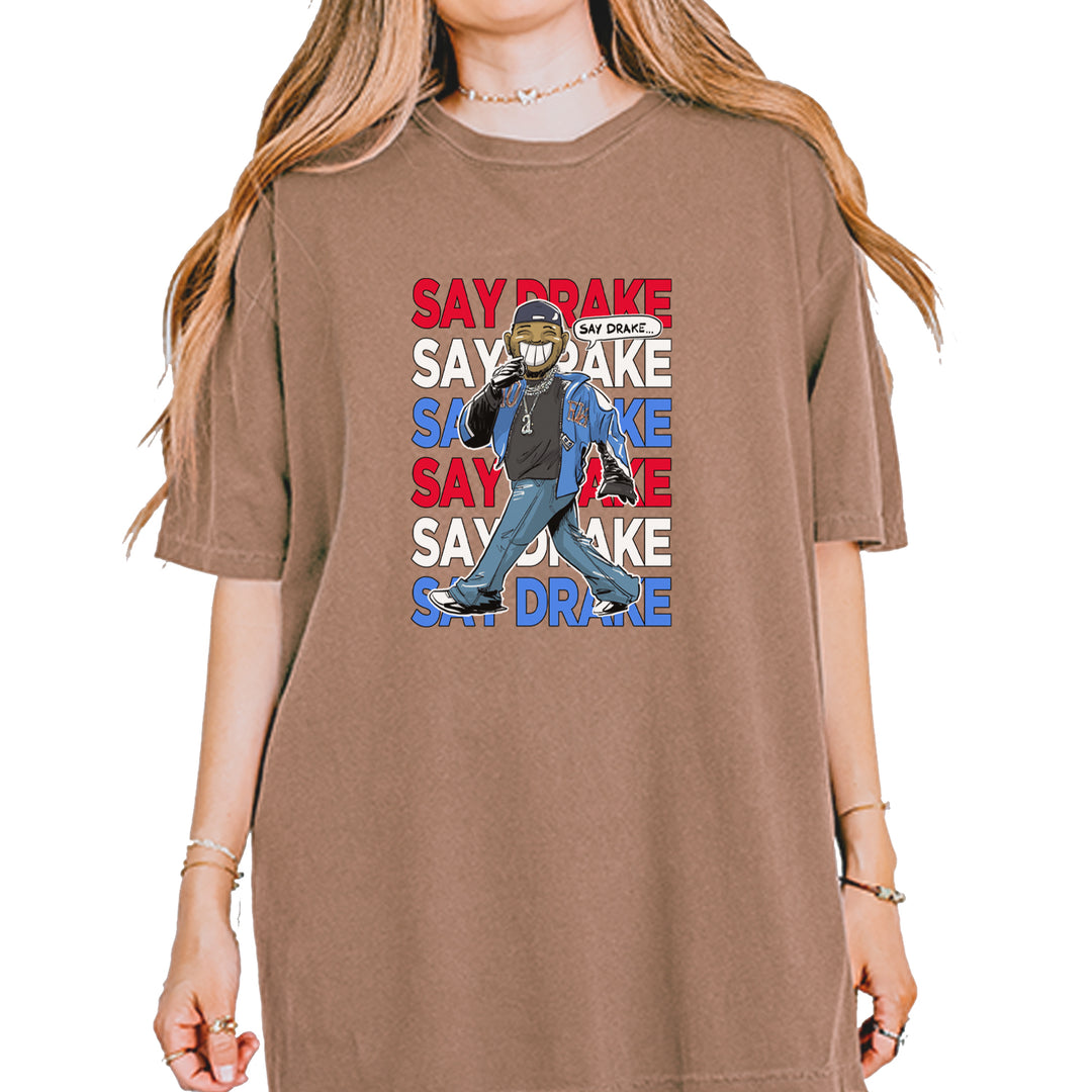 Say Drake Smiling Meme Mustard Vintage Soft Unisex T-shirt Espresso