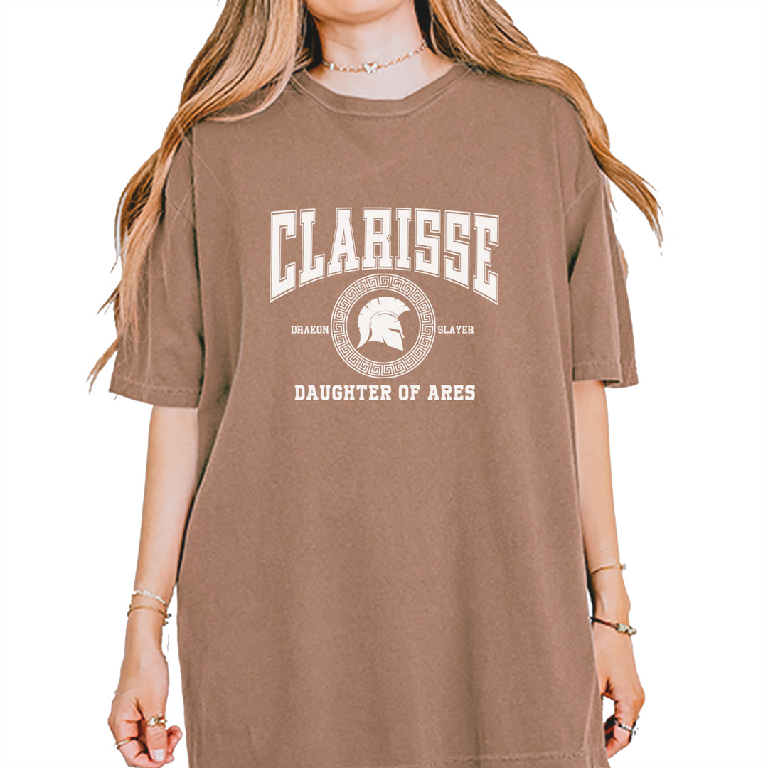 Clarisse Daughter of Ares Battle Ready Vintage Soft Unisex T-shirt Espresso