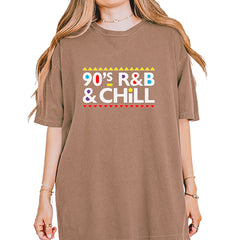 90s R&B and Chill Retro Throwback Vintage Soft Unisex T-shirt Espresso