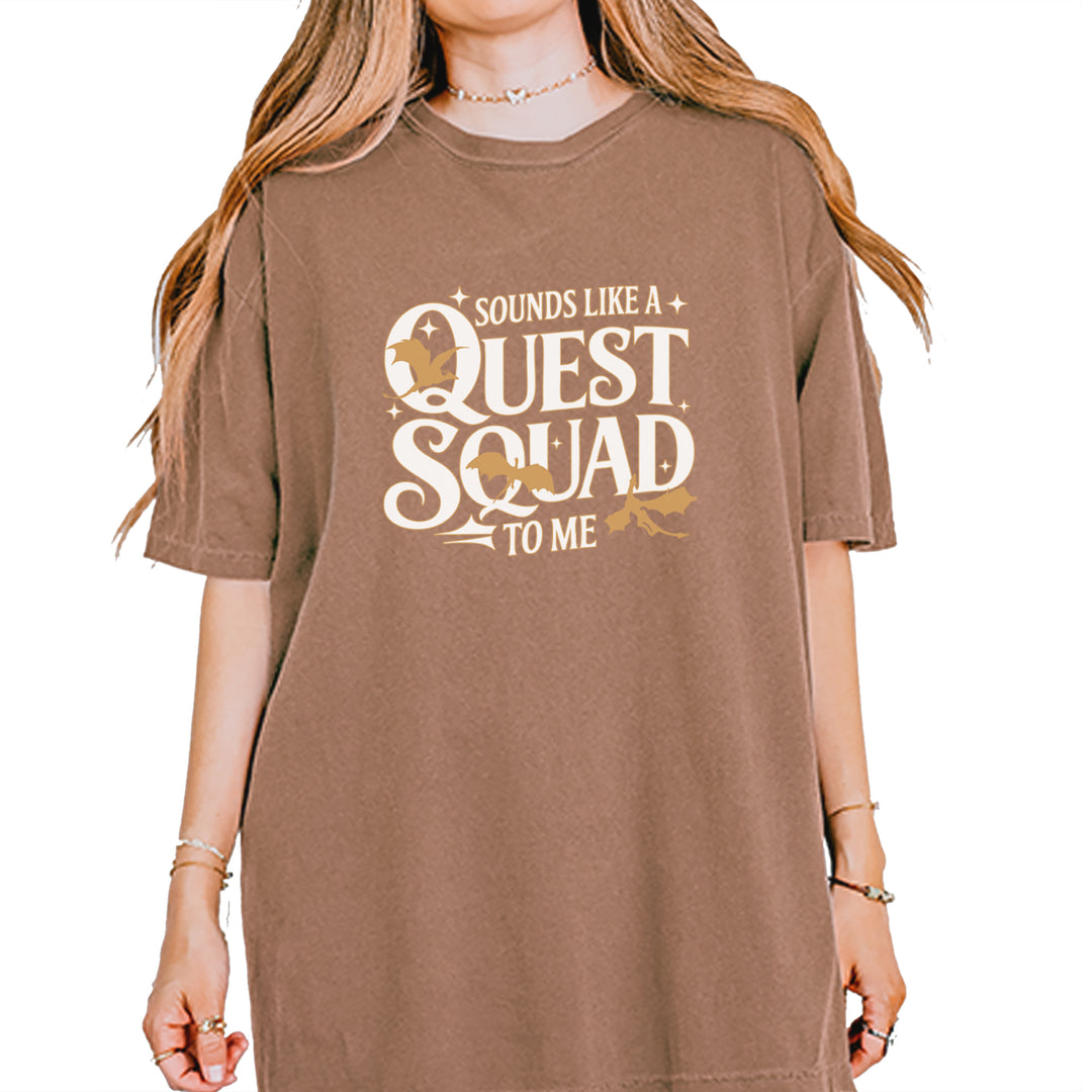 Sounds Like A Quest Squad To Me Empyrean Vintage Soft Unisex T-shirt Espresso