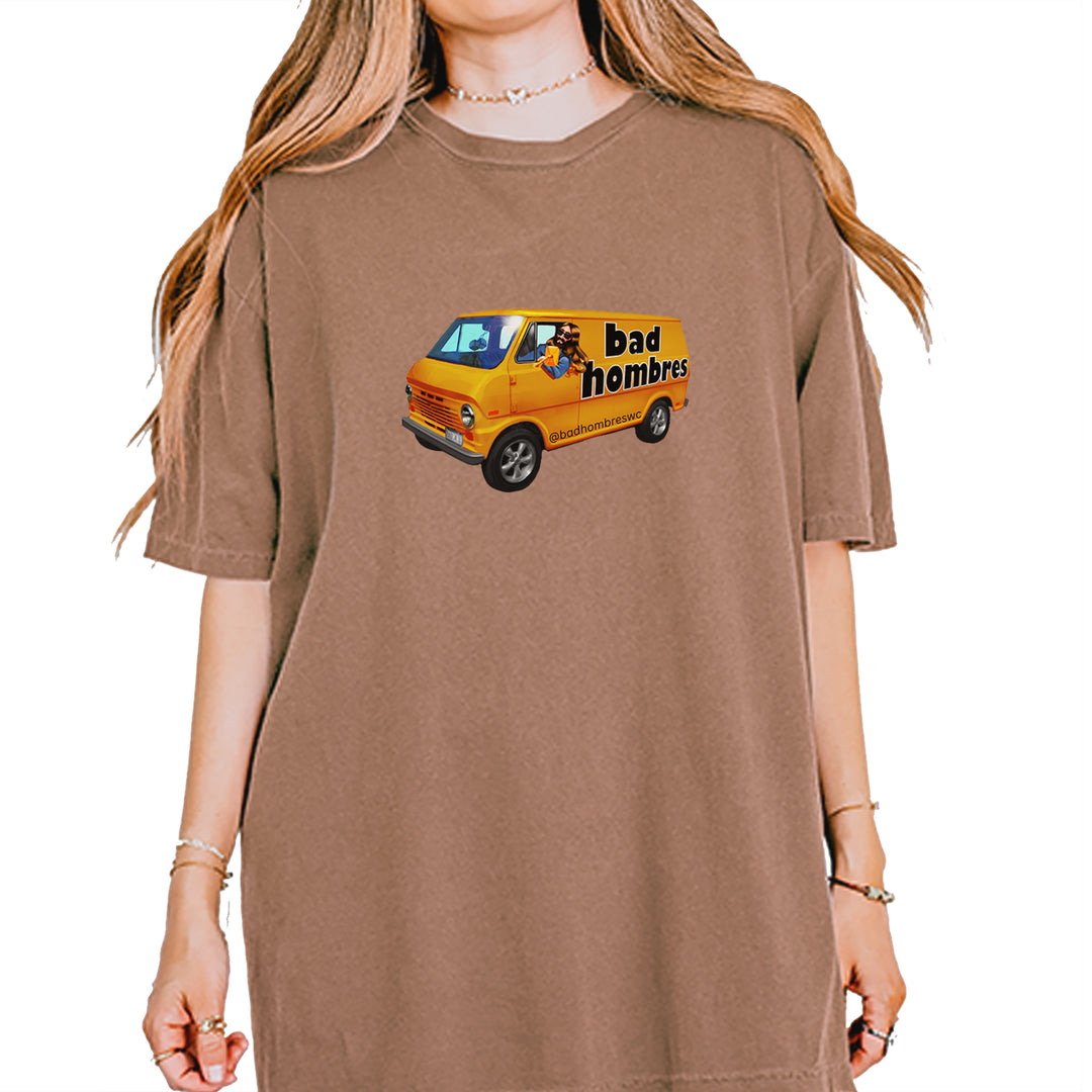Bad Hombres Van West Chester Band Vintage Soft Unisex T-shirt Espresso
