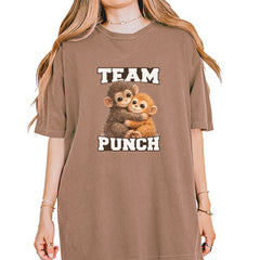 Team Punch Panchi-kun Monkey Vintage Soft Unisex T-shirt Espresso