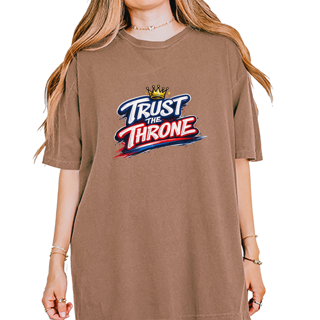Trust The Throne Crown Philly Hoops Vintage Soft Unisex T-shirt Espresso