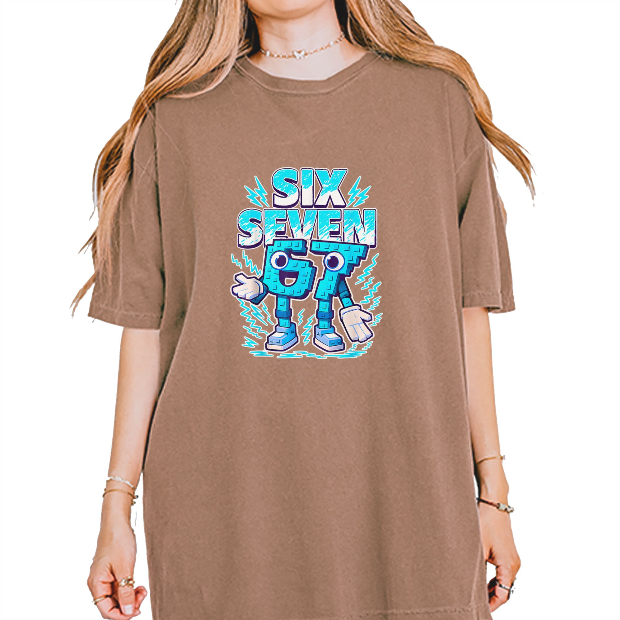 67 Brainrot Meme Slang Vintage Soft Unisex T-shirt Espresso